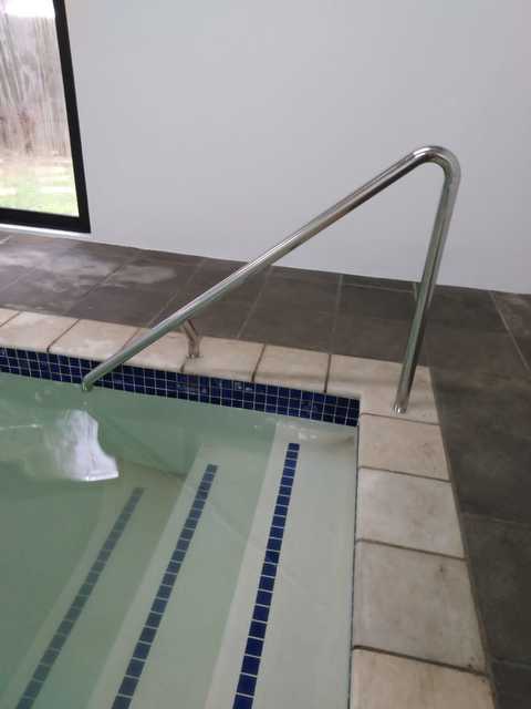 Swimming Pool Handrail.